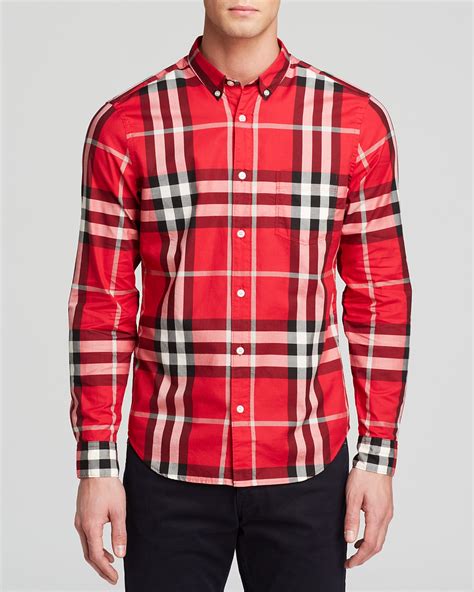 burberry button down shirt men.